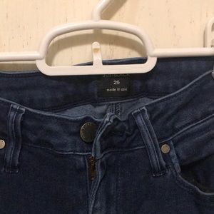 Just black skinny leg jeans